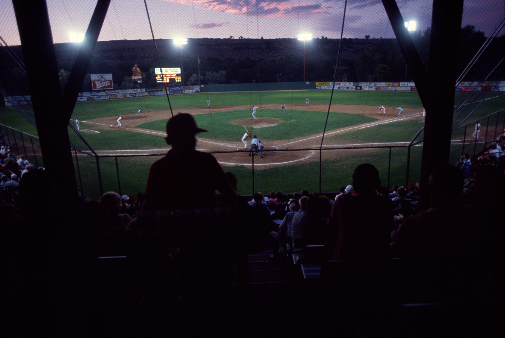 Mustangs game at Cobb Field, September 1990